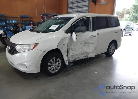 2015 Nissan Quest S from USA, damaged, VIN JN8AE2KPXF9125883